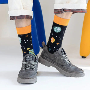 1pair PLUS SIZE 41-46 Combed Cotton Fashion Hip Hop Man woman Socks Harajuku fruit Skateboard animal Happy Socks Funny Sokken - Essential Love Store