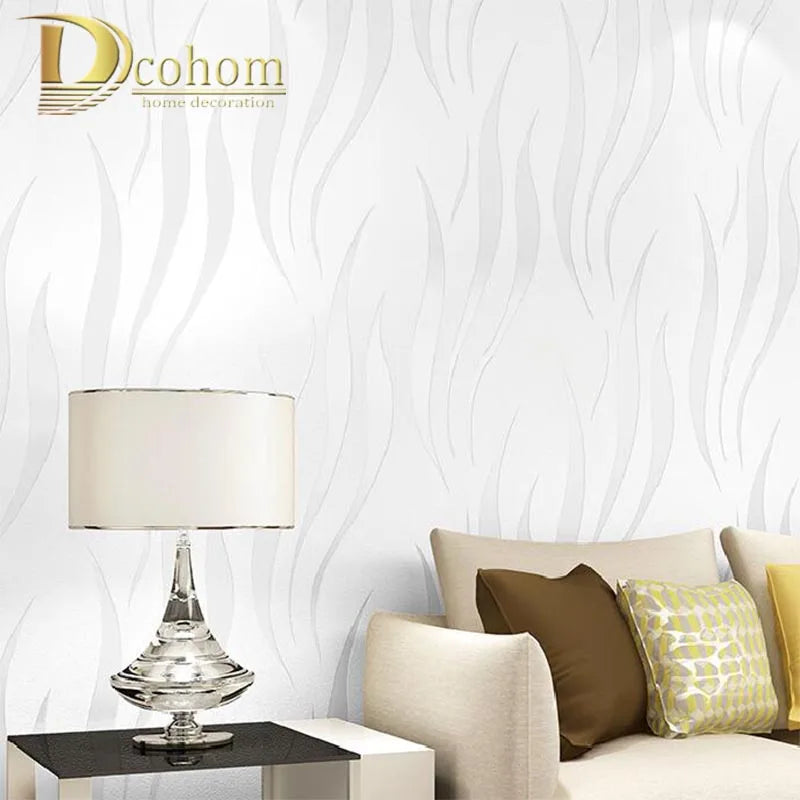 modern luxury 3D wallpaper stripe wall paper papel de parede damask wall paper for living room bedroom TV sofa background R178