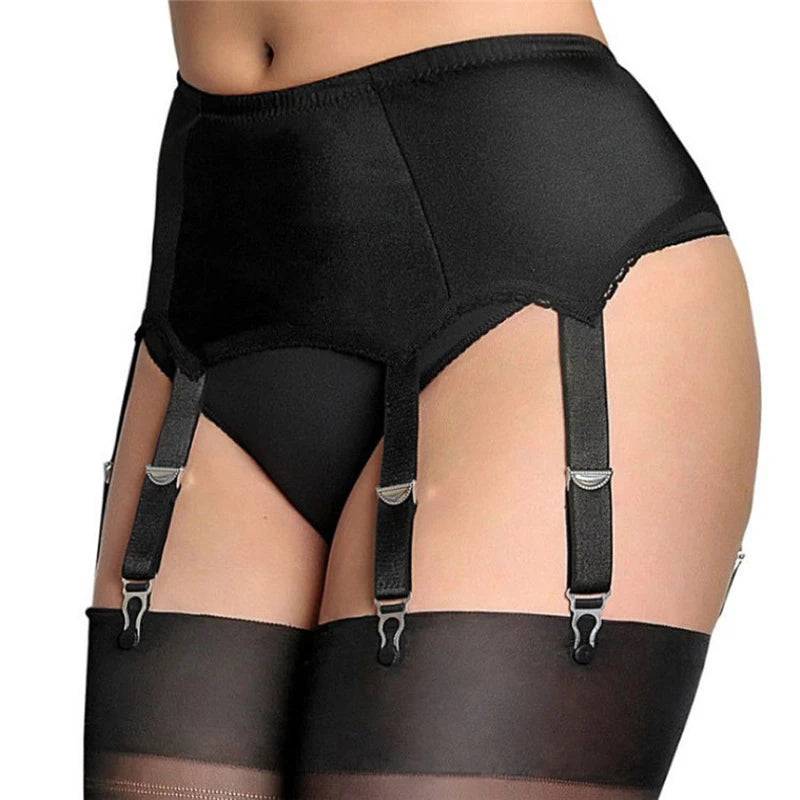 Sexy Garter Belt Women High Waist Mesh Suspender Belt Female lady Elastic Sexy Lingerie Garters Femme Night Club