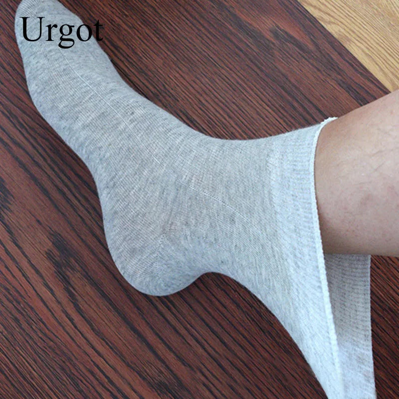 Urgot 5 Pairs Men's Socks Large Plus Big Size 48,49,50 All-match Casual Business Anti-Odor Men Socks Sox Meias Calcetines Hombre