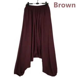 Large crotch pants ,harem pants ,plus size M-5XL men pants,dancing trousers,casual trousers Black green blue white