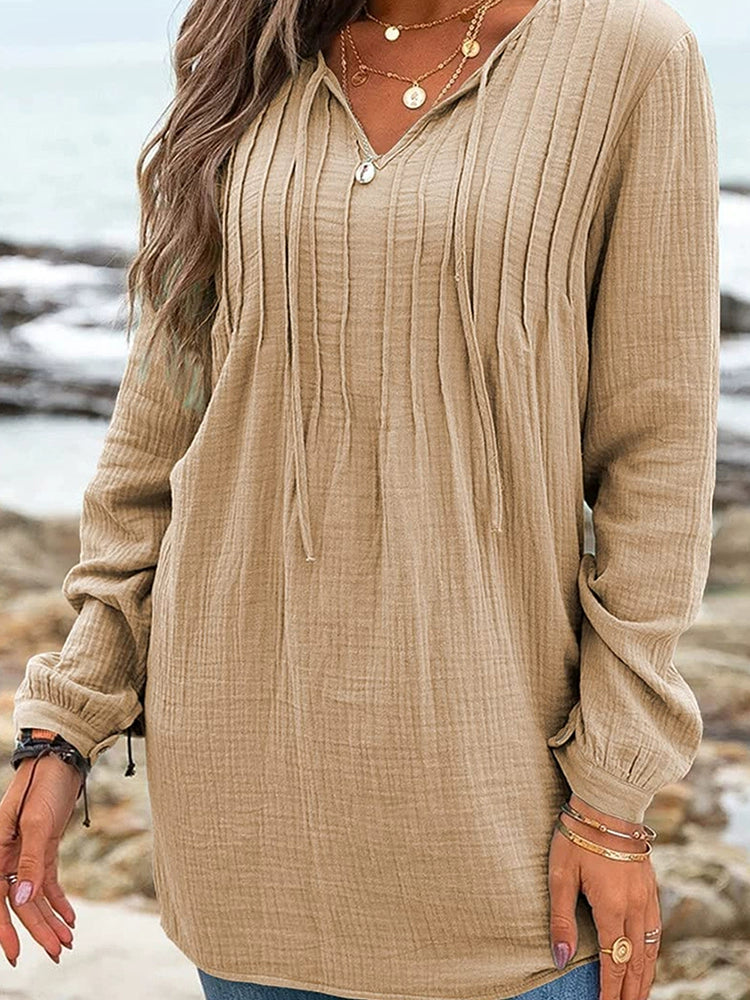 Loose Sleeve Pullover Long Sleeve T-shirt