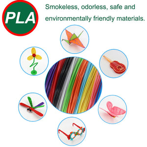 3D Pen Printer 3d Pens For Children Kids DIY Drawing Pencil With LCD PLA Filament Gel Paint Toys Safe Christmas Birthdy DIY Gift