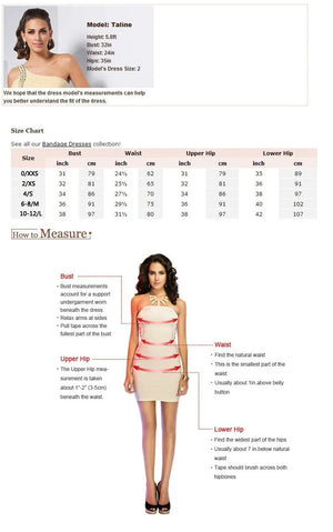 Sexy V Neck Bodycon Bandage Dress