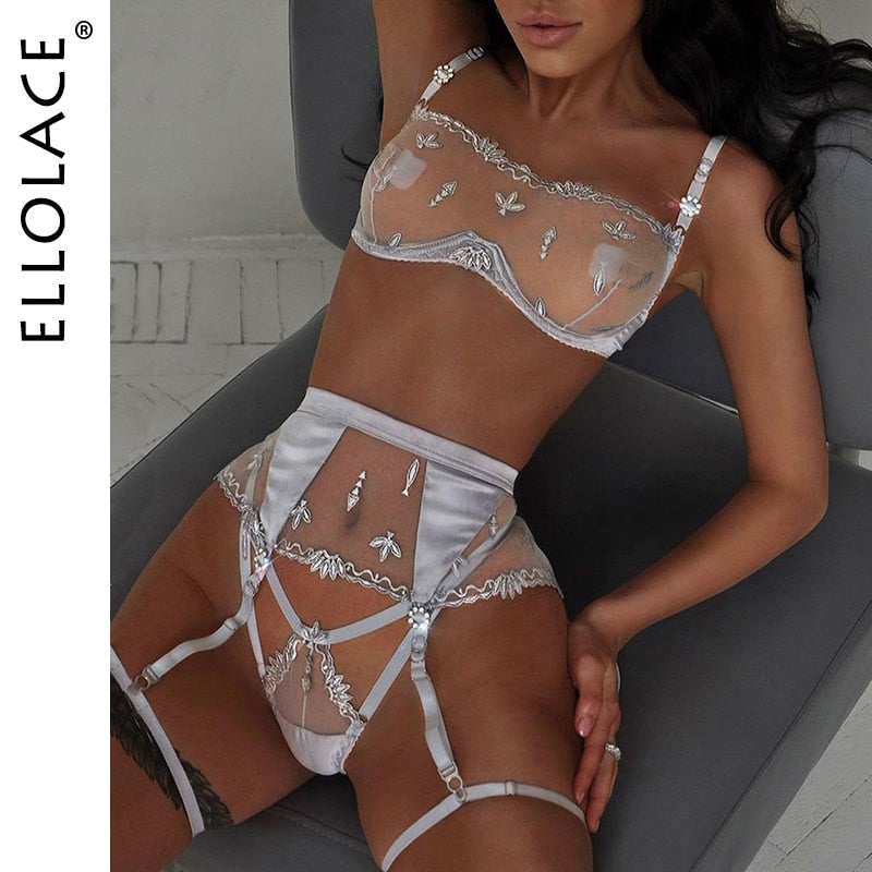 Ellolace Embroidery Lace Set